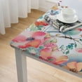 thumbnail image 5 of HAOXIT  Square Tablecloth  Colorful Rustic Spring Boho Flower Floral Waterproof Polyester Table Cloth Washable Wrinkle Resistant Fabric Table Cover for Kitchen Dining, Buffet, Party, Outdoor 36*36, 5 of 8