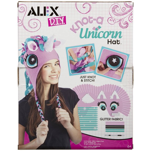 Alex Toys DIY Knot A Unicorn Hat Kit for Kids