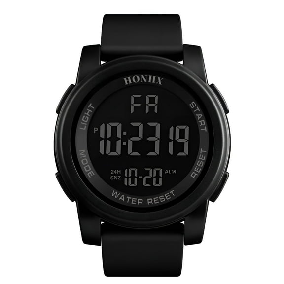 DESIGNICE Sports Watch 50M Waterproof Watch with Step Counter for Men and Women, Outdoor Multifunctional Large Dial Sports Watch