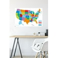 thumbnail image 4 of Map - United States of America 2022 Wall Poster, 22.375" x 34", 4 of 4