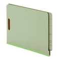 thumbnail image 5 of Pendaflex® End-Tab Classification Folders, 2 1/2" Expansion, 8 1/2" x 11", 2 Dividers, Light Green, Box Of 10 Folders, 5 of 6