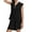 Black, variant on UVN Summer Two Piece Outfits Set for Women Short Set Half Zip Sleeveless Sweatsuits Ladies Lounge Tracksuit