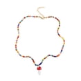 thumbnail image 2 of Colgante de joyería coloridas Cadena Hugo con forma de hongo, 2 of 7
