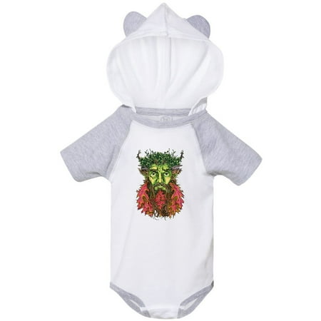 

Inktastic Autumnal Equinox Green Man Gift Baby Boy or Baby Girl Bodysuit