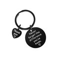 thumbnail image 2 of Inspirational Stainless Steel Keychain with Love & Encouragement Quotes | Motivational Gift for Friends | 1 Piece, 2 of 2