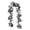 A, variant on Halloween Garland with Black Roses, Artificial Flower Vine for Mantle and Fireplace Decor, Gothic Floral Garland for Front Door, Staircase, and Holiday Party, A