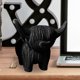 thumbnail image 1 of Adorno de vaca, miniestatua creativa de vaca de las tierras altas, divertida y bonita para niños, juguete de regalo para bebés Likrtyny Para estrenar, 1 of 5