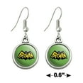 thumbnail image 4 of Batman Classic TV Series Logo Novelty Dangling Drop Charm Earrings, 4 of 5