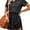 Black, variant on luvamia Women Casual Denim Dress Short Sleeve Tie Waist Classic Jean Shirt Dress with Pockets, XS-2XL, Fit Size 0-22