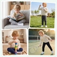 thumbnail image 2 of Resinta 4 Packs Toddler and Boys 100% Cotton Pants Kids Sport Pull on Jogger Pants 2T-6Year, 2 of 6