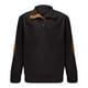 thumbnail image 4 of Blusa y camisa de manga larga con cuello alto para hombre, estilo casual, deportivo, con cuello alto, botones y retazos, de pana., 4 of 5