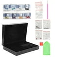 thumbnail image 2 of Diamond Painting Jewelry Box 5D DIY Desktop Storage Container Embroidery Kits Home Decor, 2 of 14