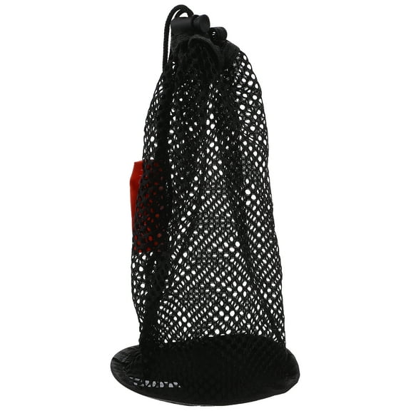 Golf Net Bag Black Basket Mesh Stuff Sack Balls Portable Load The Sports Nylon