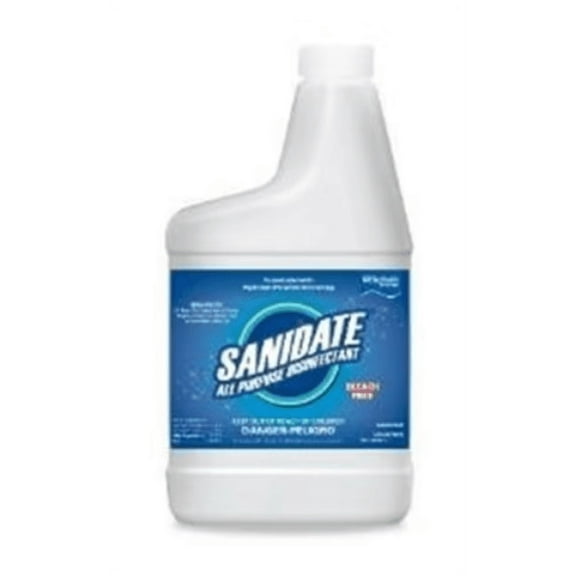 SaniDate All Purpose Disinfectant - Eliminates Bacteria, Removes Dirt and Grime -64 fl oz Bottle by BioSafe
