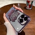 thumbnail image 1 of Funda de teléfono con incrustaciones de diamantes galvanizadas en polvo Flash, Hello Kitty, para iPhone 11, 12, 13, 14, 15 Pro Max, 1 of 4
