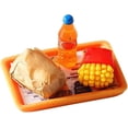 thumbnail image 1 of Accessoires de Nourriture Miniature à Emporter pour Maison de Poupée Mini Burger Frites & Boisson Fast Food 1:12 Cuisine de Maison de Poupée Miniature Nourriture Objets en Résine Mini Brands, 1 of 5