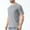 #JIE- Gray, variant on CYiJun George Workout Shirts for Men Lightweight Crewneck Running Athletic T-Shirts Short Sleeve Gym Tops