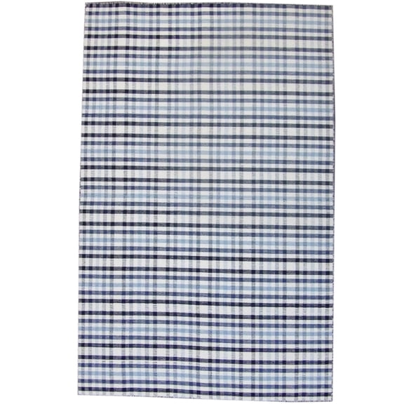 Wahi Rugs Hand Knotted Coastal Flat-Weave Indoor Outdoor Beach 5'0"x8'0" -W808