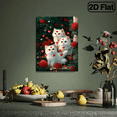 thumbnail image 5 of 500 pcs White Cat Red Roses Puzzle -Cardboard Puzzle, Easter, Birthday Puzzle Romantic Design Durable Puzzle Piece, ideal Gifts for Cat Lover,14.9*20.4 in., 5 of 9
