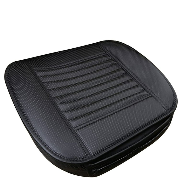 Reathable Leather Bamboo Car Seat Cover Pad Mat Auto Chair Cushion Universal Bumper Strip for Wall Walmart