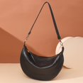 thumbnail image 4 of Sac Bandoulière Croissant en Cuir PU, Sac Fourre-Tout de Mode pour Magasinage et Vacances de Fin de Semaine, 4 of 6