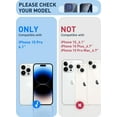thumbnail image 4 of i-Blason Cosmo Mag for iPhone 15 Pro Max Case [6.7 inch] with Camera Cover Stand, [Compatible with MagSafe] Slim Stylish Full-Body Protective Case with Built-in Screen Protector (BlueGlitter), 4 of 11