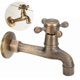 thumbnail image 1 of Wall Mounted Faucet Retro Solid Brass Single Handle Corrosion Resistant Anti-rust Water Tap Kitchen Sink Mop Pool, 1 of 3