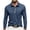Blue, variant on CCRFTGI Long Sleeve Polo Shirts for Men Solid Breathable Classic Golf Casual Daily Tops Tees Shirts Navy 3XL