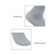 thumbnail image 4 of Calcetines de Nailon Transparentes uxcell con Puños Elásticos 2 Pares Gris M, 4 of 7