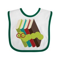 Inktastic Bookworm Books Reading Boys or Girls Baby Bib