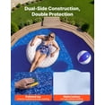 thumbnail image 5 of VEVOR 8ft Pool Liner, Round Overlap Swimming Pool Liner for 27.5 in Wall Height, Heavy Gauge Vinyl, Easy Install with Leak-Proof Patches, Designed for Steel Sided Above-Ground,Outdoor, Crystal, 5 of 9