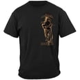 thumbnail image 2 of Novelty Men's  American Soldier T-shirt Black, 2 of 9