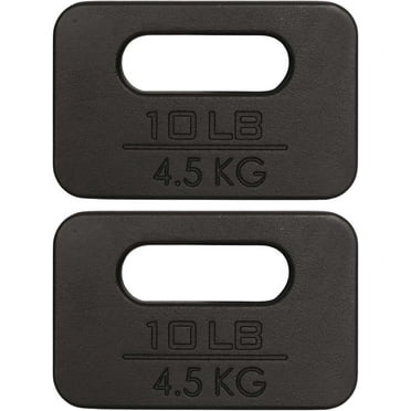 Cast Iron Ruck Weight, Weighted Plate for Rucking, Swings, Squat, Strength Training - Multiple Weights: 10LB to 45LB