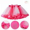 thumbnail image 3 of Girls Rainbow Tutu Dress With T-shirt Bag Halloween and Birthday Party Outfits, 3 of 7