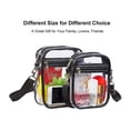 thumbnail image 7 of Clear Crossbody Purse Transparent Stadium Approved Cosmetic Bag with Inner Pocket for Concerts Festivals Sports Events Travel, 7 of 7