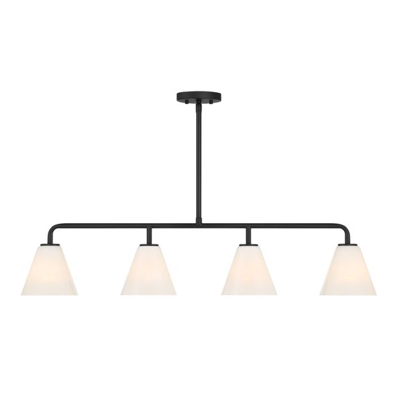 Savoy House 1-4014-4 Blair 4 Light 40" Wide Linear Chandelier - Black
