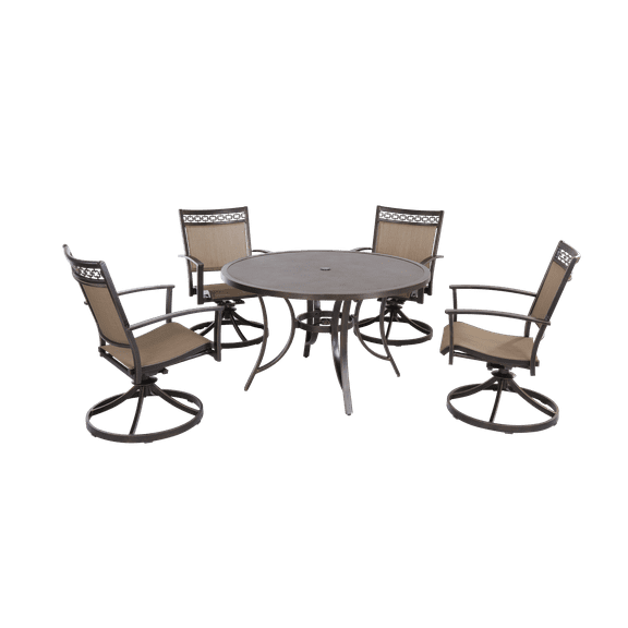 Claire and Barry ALSACE-LORE Collection Patio Dining Set (4 chairs 1 dining table)