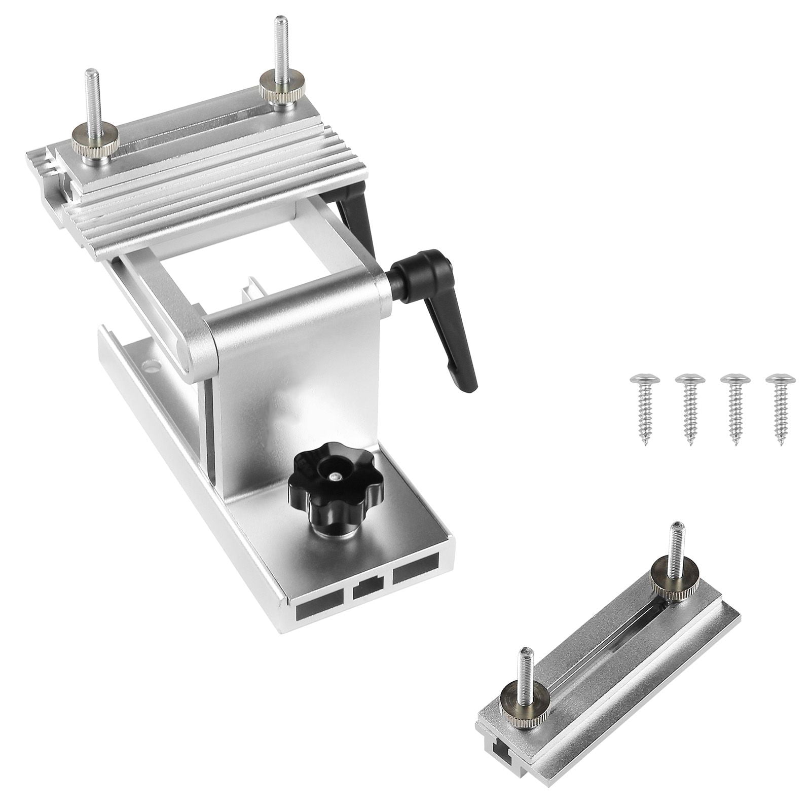 Bench Grinder Sharpening Jig, Tool Rest with Adjustable 0-90 Degree Platform, Sliding and Height Adjustment, Compatible with 6" and 8" Bench Grinders and Sanders
