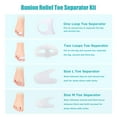 thumbnail image 7 of Knifun Silicone Gel Toe spacer Separator Straightener Bunion Health & Beauty,Silicone Gel Toe spacer Separator, Straightener Bunion, 7 of 7