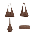thumbnail image 4 of LULU Leather Hobo Bags for Women,Leather Shoulder Bag for Women,Shoulder Bags for Women,Tote Bag Bulk,Casual Large Capacity Shoulder Bag,Tote Bag Bulk.（Coffee), 4 of 7