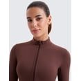 thumbnail image 5 of CRZ YOGA Butterluxe Cropped Athletic Jackets for Women Full Zip Up Track Tops, 5 of 6