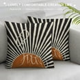 thumbnail image 3 of Qinduosi  Summer Pillow Covers Simple Sun Art Pillows Covers Summer Farmhouse Cushion Case Decor for Sofa Couch White, 3 of 5