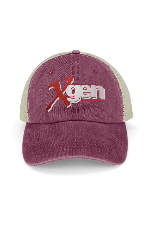 Hat Gen X Wine Red Hat Adjustable Funny Fashion Unisex Baseball Cap for Men Women
