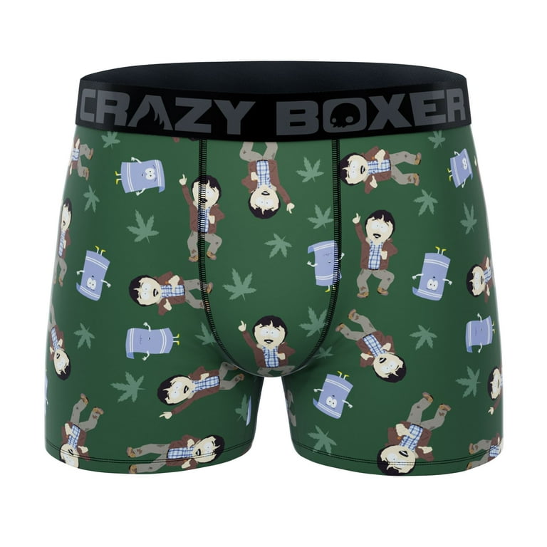 CRAZYBOXER Men's Underwear South Park Soft Original Boxer Brief Resistant  (3 PACK)