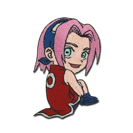 Anime Naruto Patch - Patch - Naruto - New Sakura Sitting Iron On Gifts Toys Anime Licensed ge7159