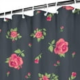 thumbnail image 4 of Waterproof Pioneer Shower Curtain 84x72 Inch Polyester Unique Colorful Floral Shower Curtain for Bathroom Hotel Home Decor with 12 Plastic Hooks, 4 of 5