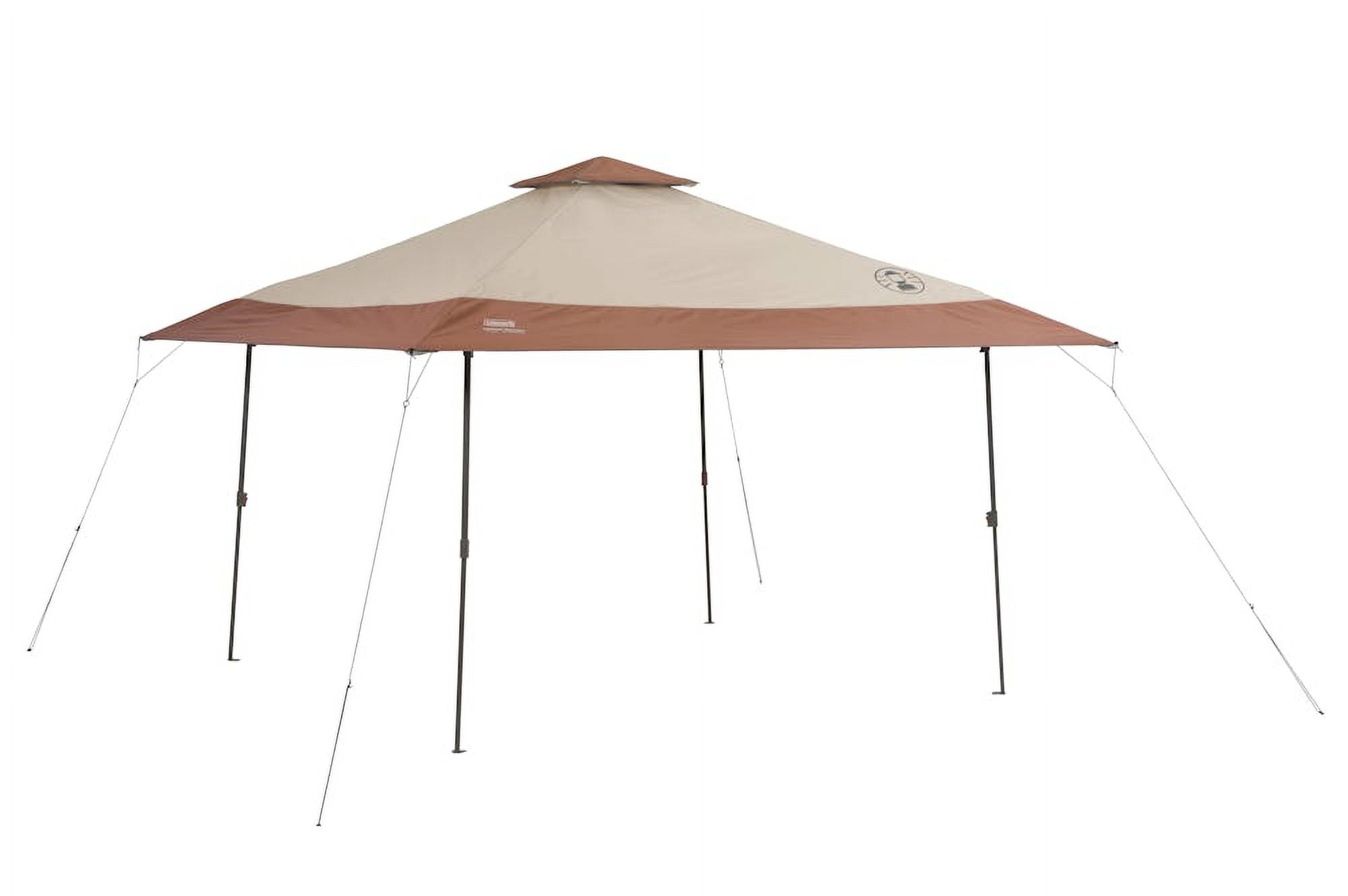 Coleman 13 x 13 Instant Canopy Sun Shelter, Khaki - Walmart.com