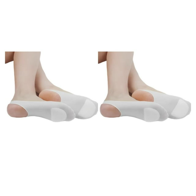 Calcetines de barco antideslizantes Sonducket 2 piezas para mujer color Blanco