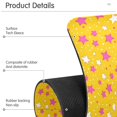 thumbnail image 4 of Yayeee Faucet Mat for Kitchen Sink 30" Diatomite Long Splash Guard Pad, Pink Stars, 2 Pack, 4 of 7