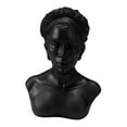 thumbnail image 4 of Soporte de exhibición de joyas, busto, organizador de colgantes, maniquí, modelo de busto, escultura para Negro, 4 of 9